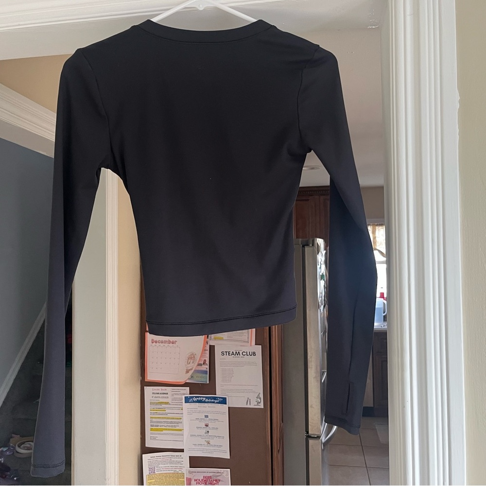 Harmony & Balance Black Wrap Blouse - Picture 3 of 3